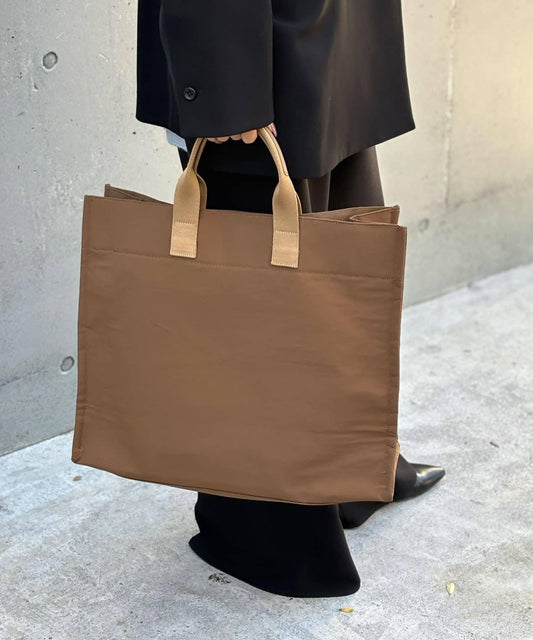 【2way/防潑水處理】尼龍托特包