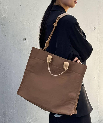 【2way/防潑水處理】尼龍托特包