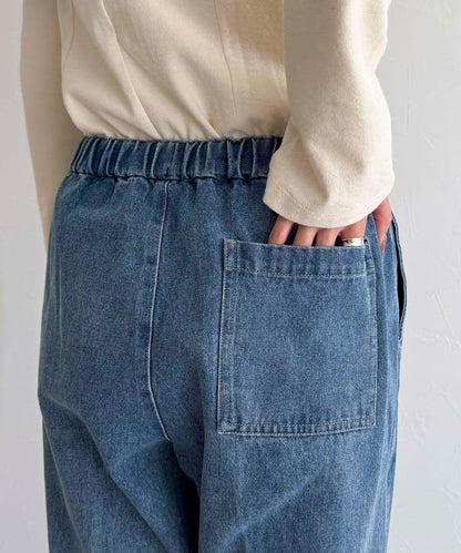 喇叭牛仔休閒褲