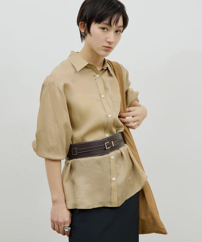 【可成套搭配】【兩種穿法】醋酸纖維襯衫