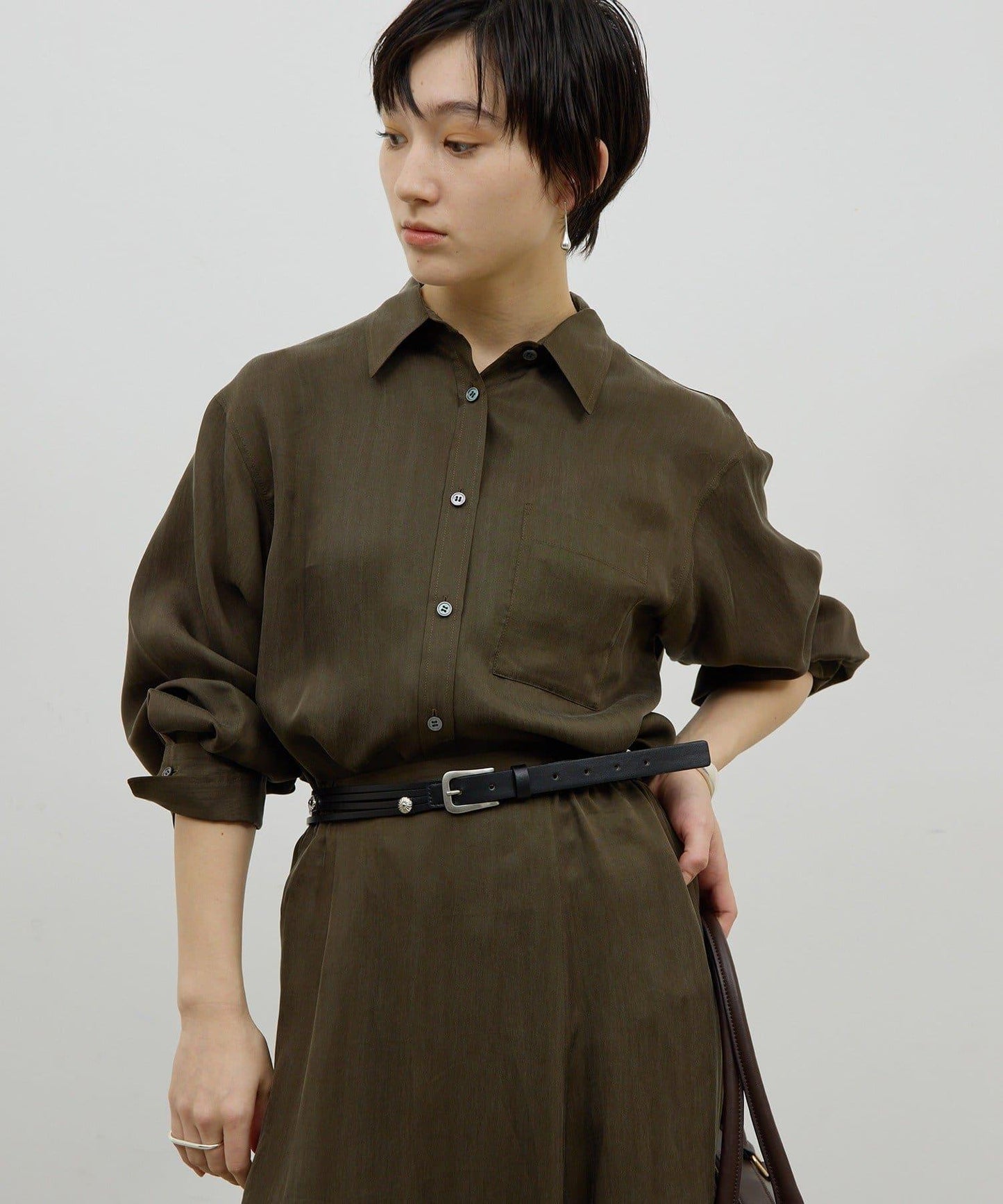 【可成套搭配】【兩種穿法】醋酸纖維襯衫