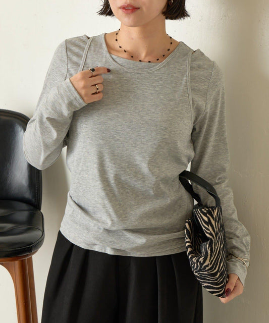 【非常適合疊穿 ぴらこ企畫 】背心疊穿款針織衫