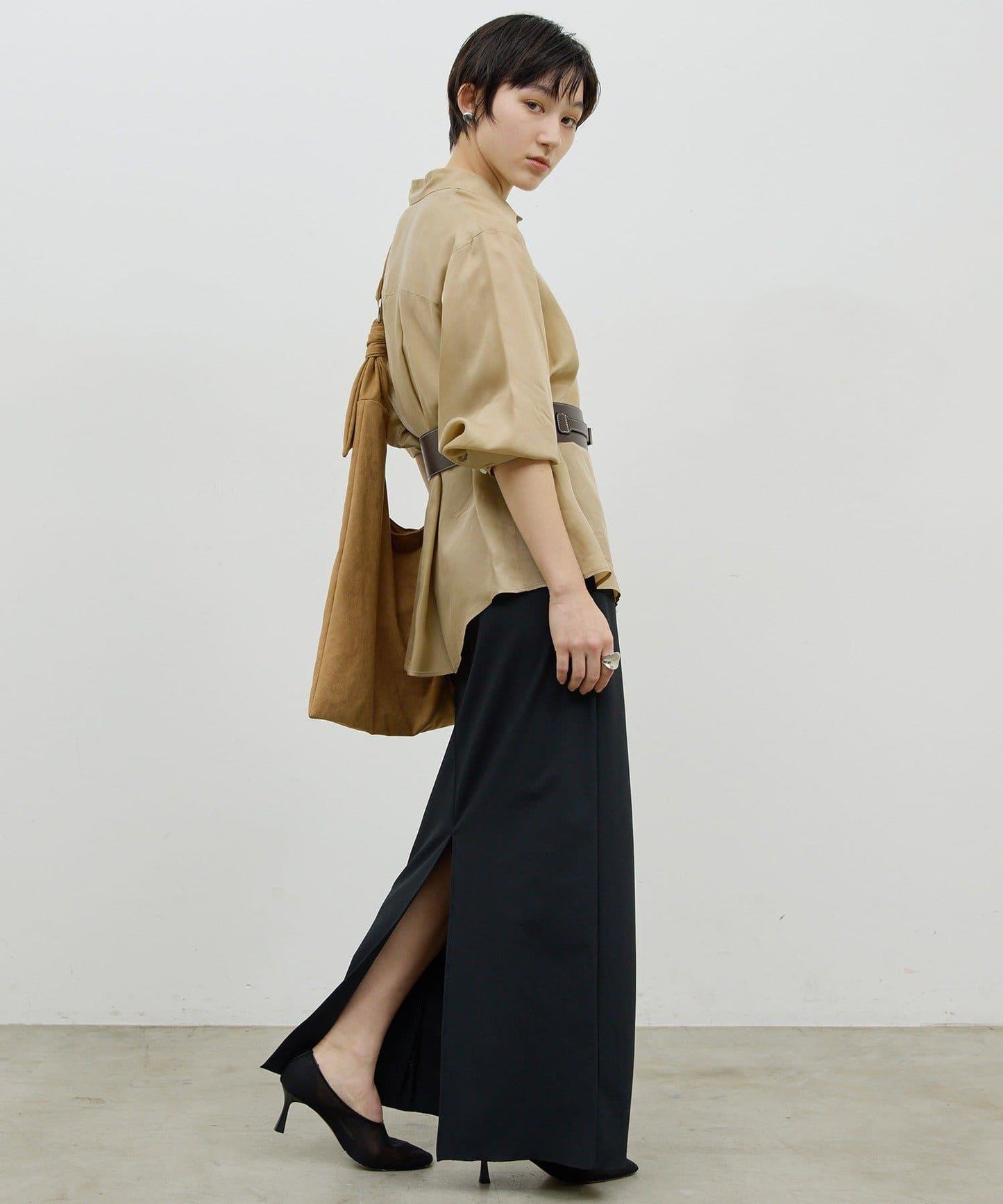 【可成套搭配】【兩種穿法】醋酸纖維襯衫