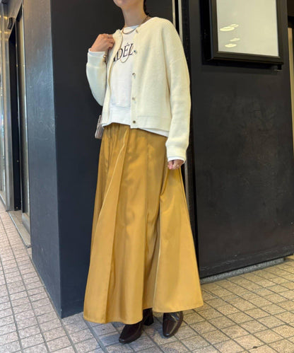 單排金色紐扣開衫