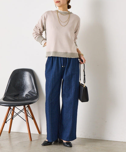 麻花針織套頭衫