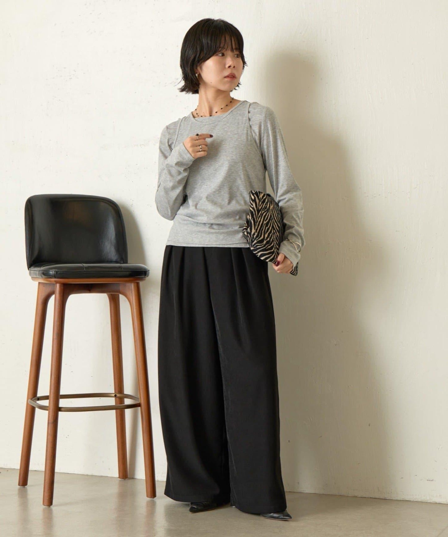 【非常適合疊穿 ぴらこ企畫 】背心疊穿款針織衫