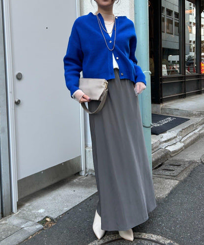 單排金色紐扣開衫