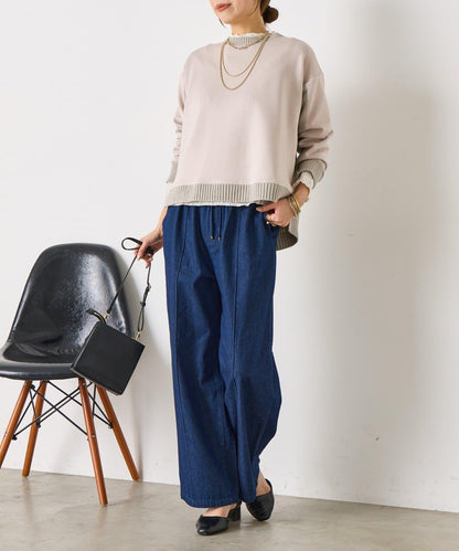 麻花針織套頭衫