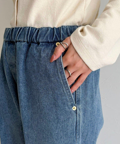 喇叭牛仔休閒褲