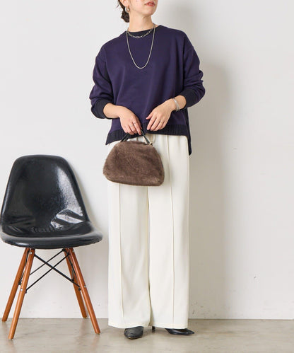 麻花針織套頭衫