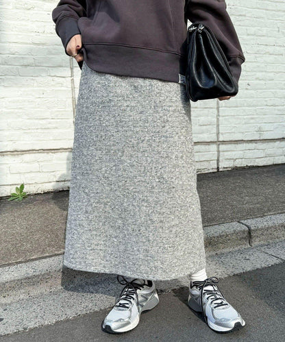 亮片粗花呢半身裙