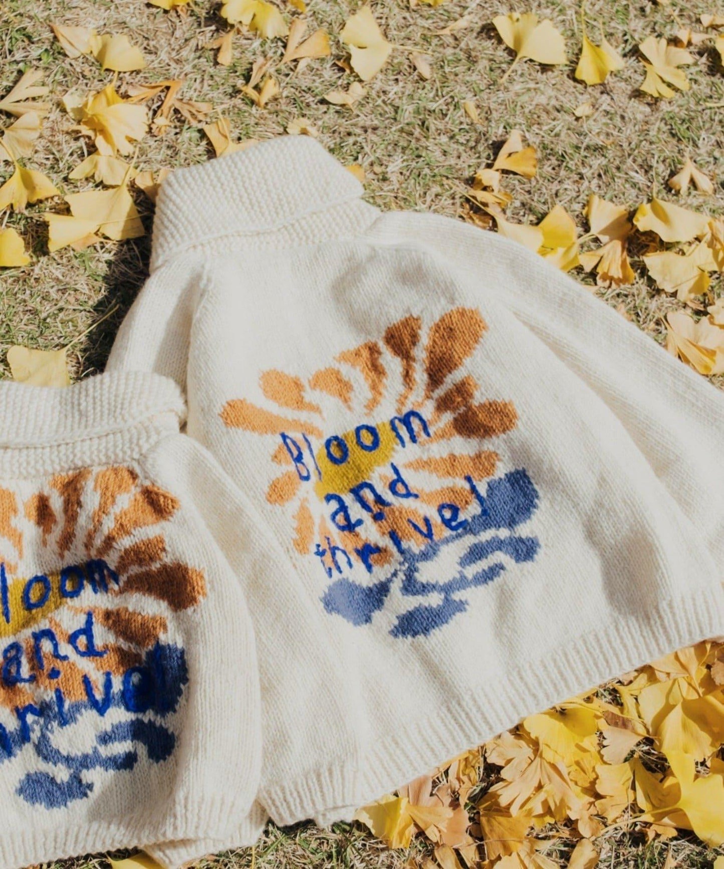 花卉圖案針織衫