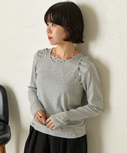 【非常適合疊穿 ぴらこ企畫 】背心疊穿款針織衫