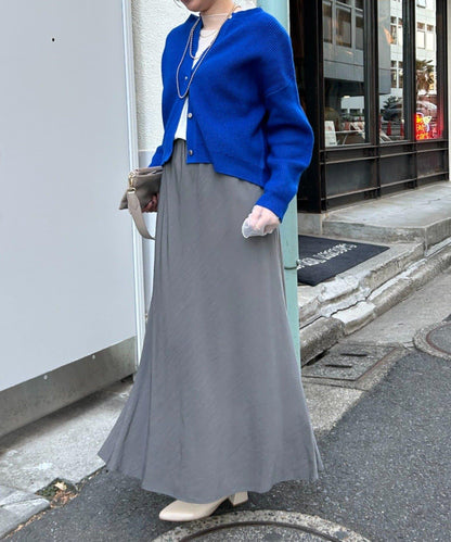 單排金色紐扣開衫