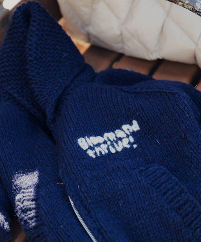 花卉圖案針織衫