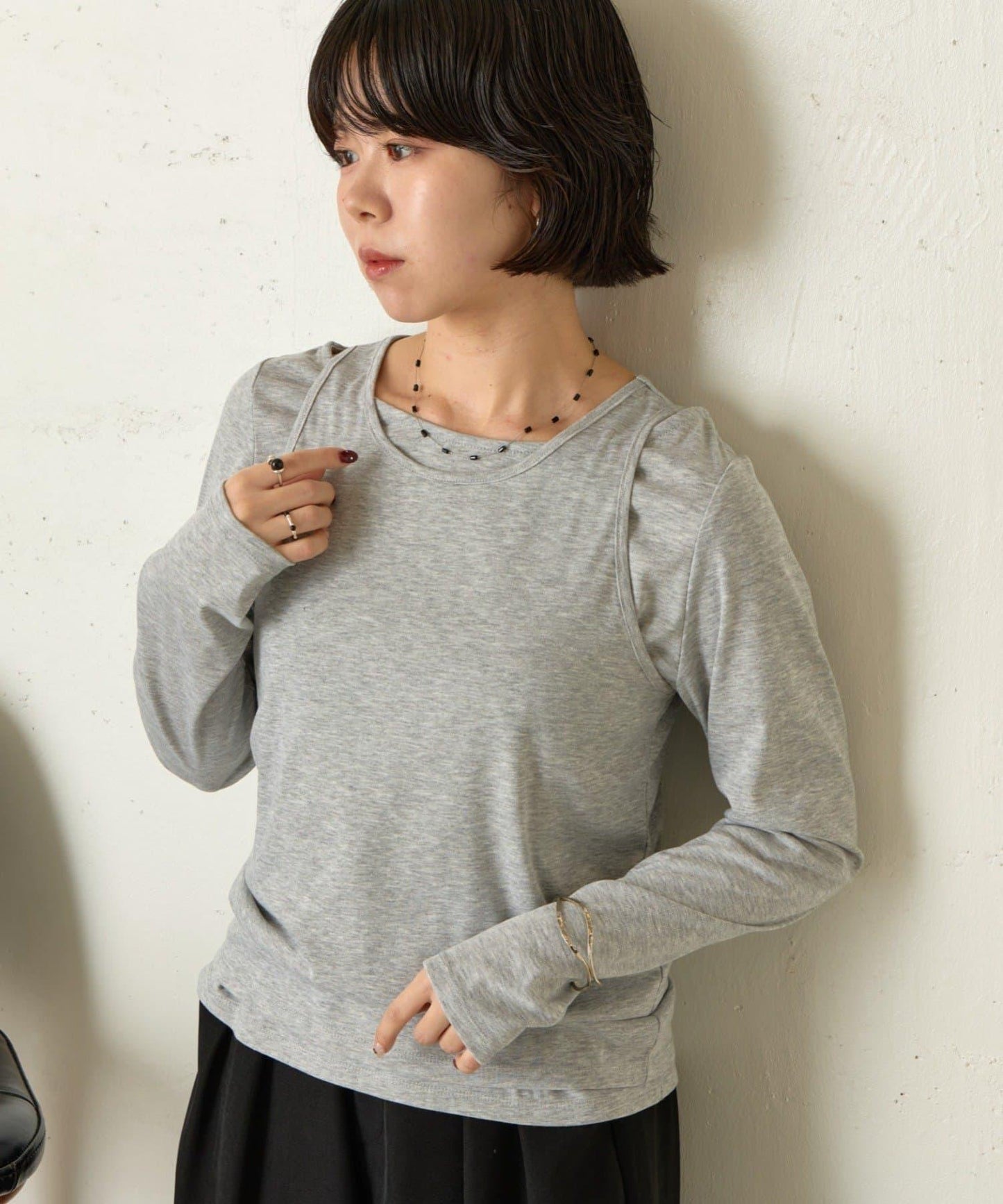 【非常適合疊穿 ぴらこ企畫 】背心疊穿款針織衫