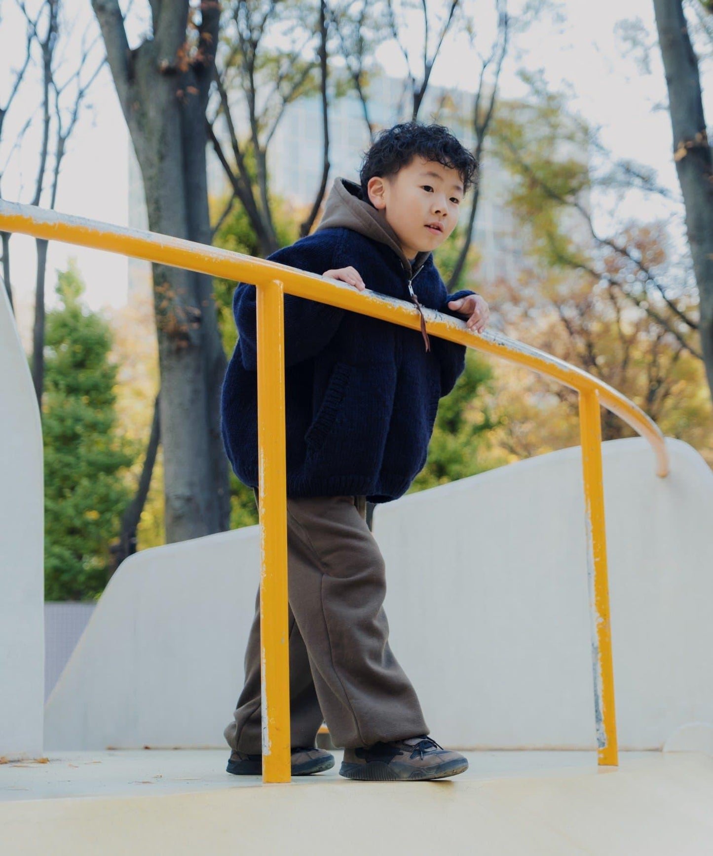 【S.L尺碼可選】花卉圖案手工針織兒童款