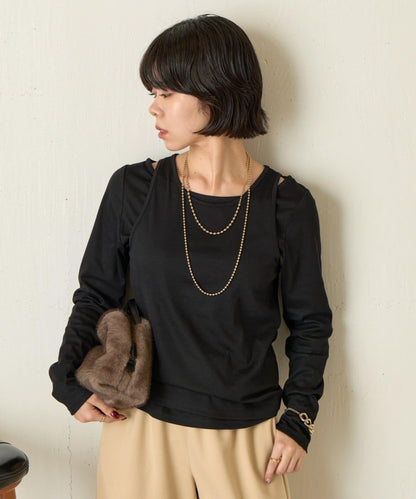 【非常適合疊穿 ぴらこ企畫 】背心疊穿款針織衫