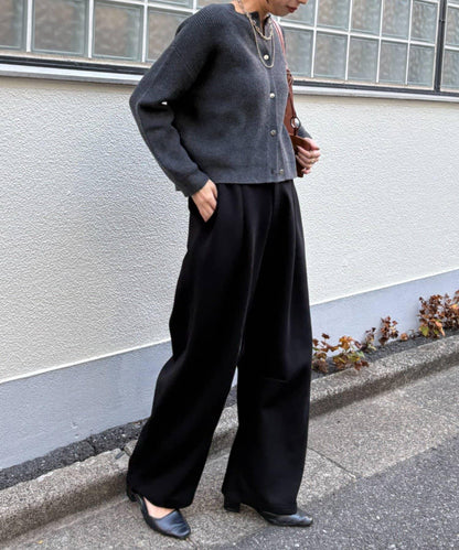 單排金色紐扣開衫