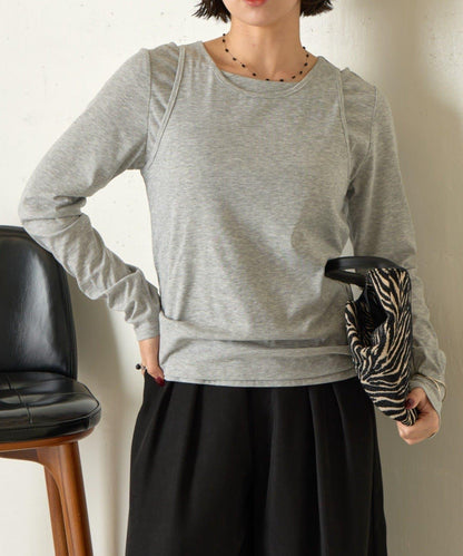 【非常適合疊穿 ぴらこ企畫 】背心疊穿款針織衫