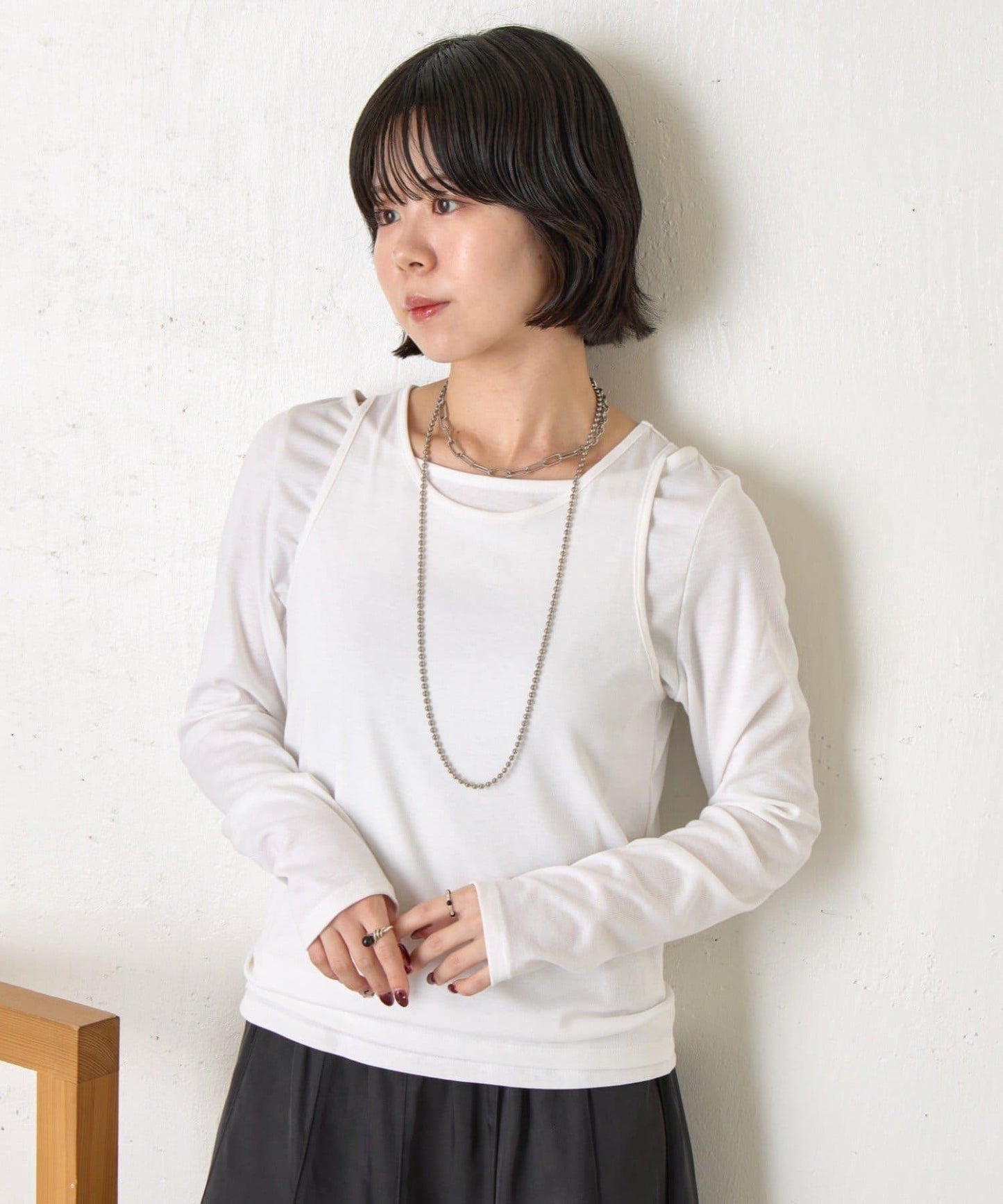 【非常適合疊穿 ぴらこ企畫 】背心疊穿款針織衫