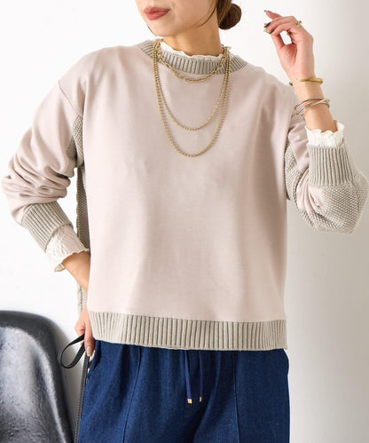 麻花針織套頭衫