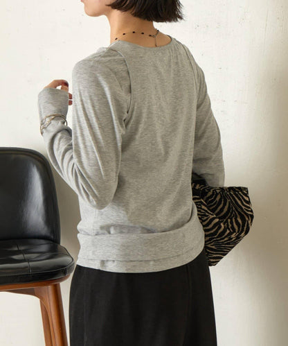 【非常適合疊穿 ぴらこ企畫 】背心疊穿款針織衫