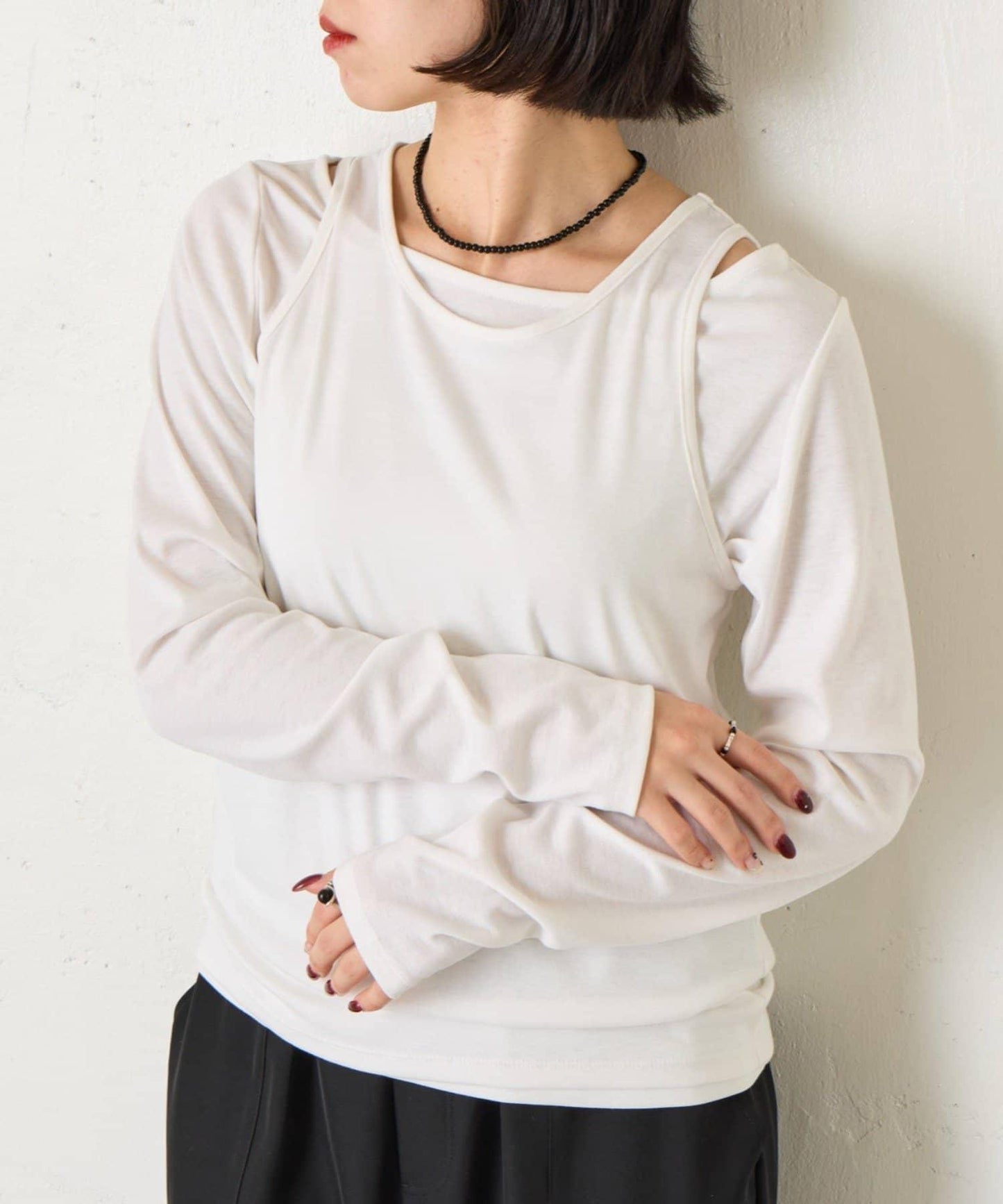 【非常適合疊穿 ぴらこ企畫 】背心疊穿款針織衫