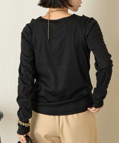 【非常適合疊穿 ぴらこ企畫 】背心疊穿款針織衫