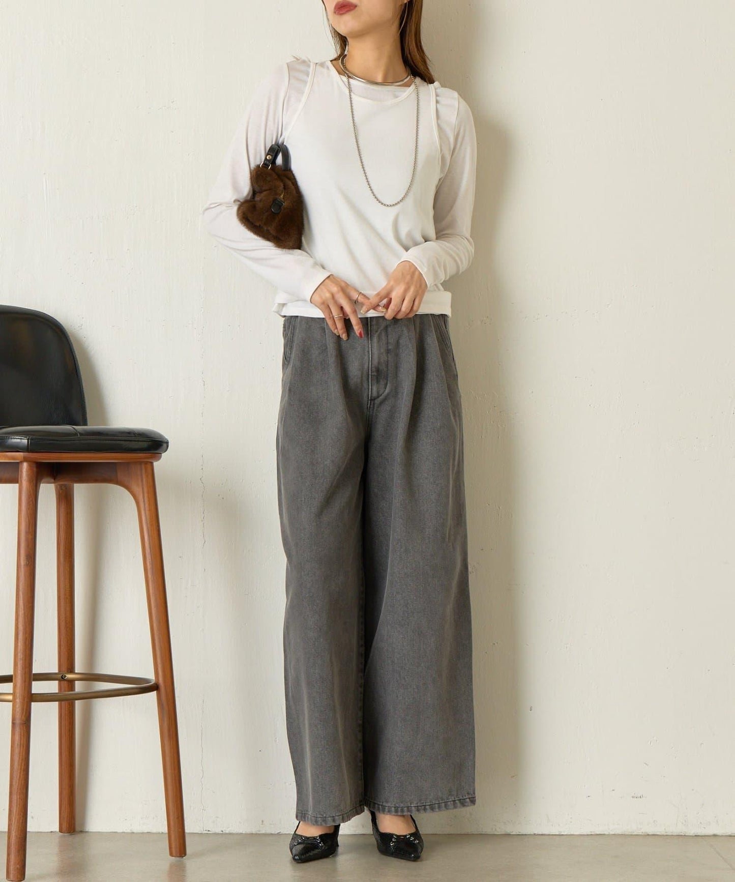 【非常適合疊穿 ぴらこ企畫 】背心疊穿款針織衫