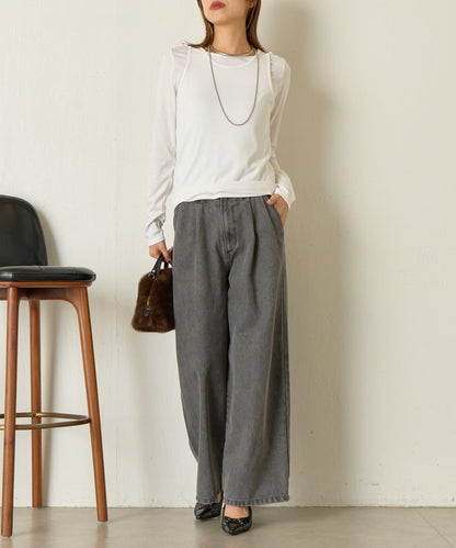 【非常適合疊穿 ぴらこ企畫 】背心疊穿款針織衫