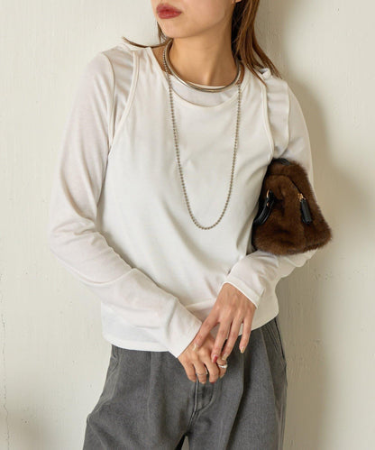 【非常適合疊穿 ぴらこ企畫 】背心疊穿款針織衫