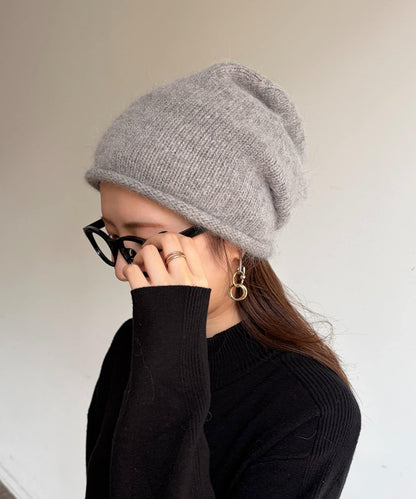 安哥拉羊毛針織帽