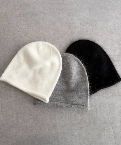 安哥拉羊毛針織帽