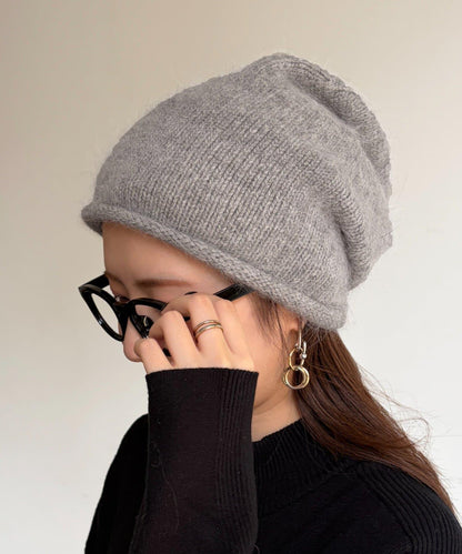 安哥拉羊毛針織帽