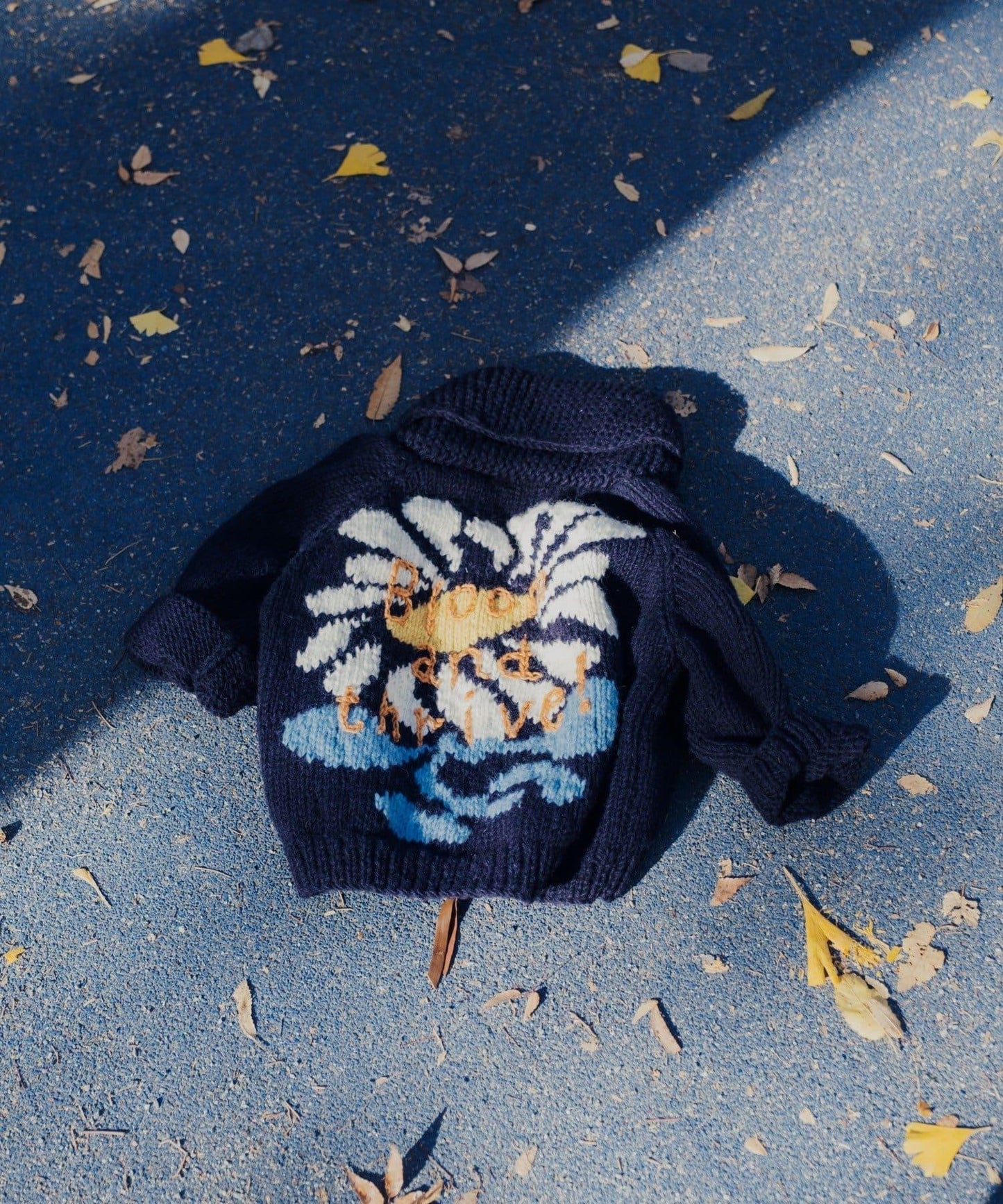 【S.L尺碼可選】花卉圖案手工針織兒童款