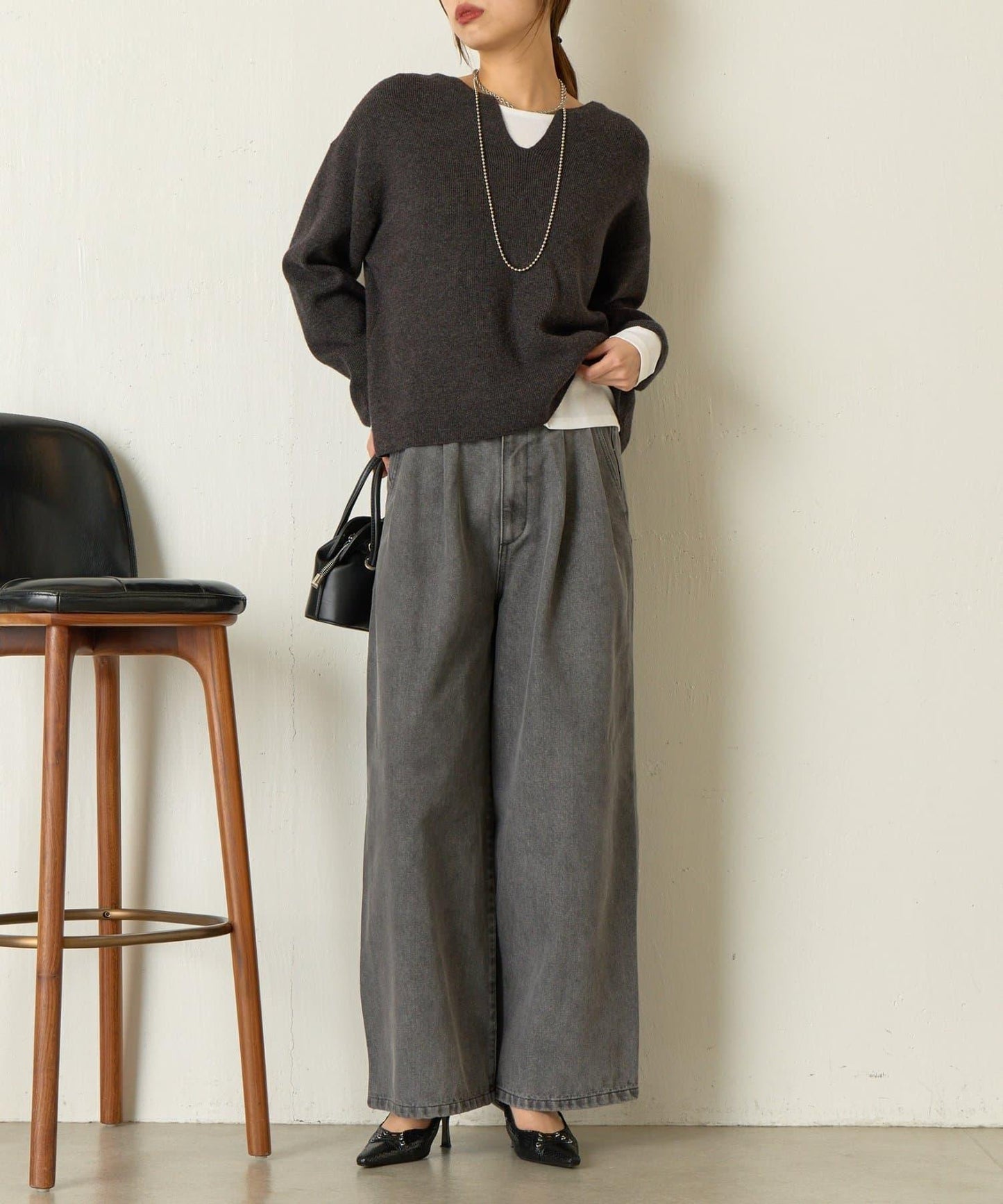 【非常適合疊穿 ぴらこ企畫 】背心疊穿款針織衫