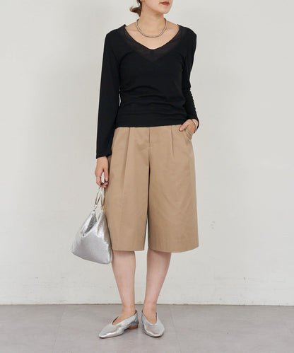 【26SS】透視拼接長袖T恤