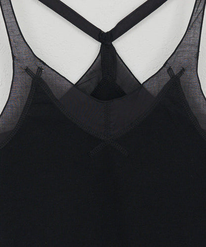 【26SS】透視拼接吊帶背心