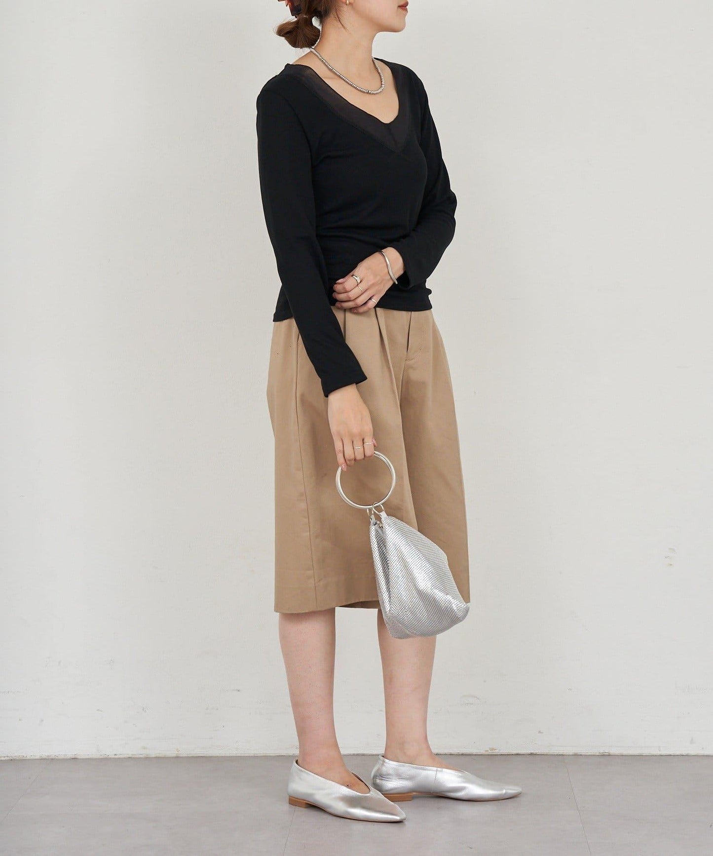 【26SS】透視拼接長袖T恤