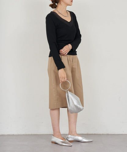 【26SS】透視拼接長袖T恤