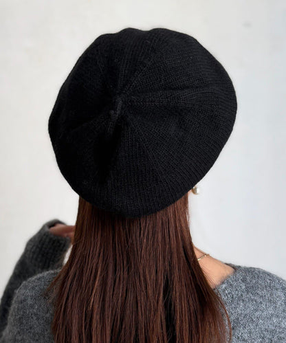 針織貝雷帽