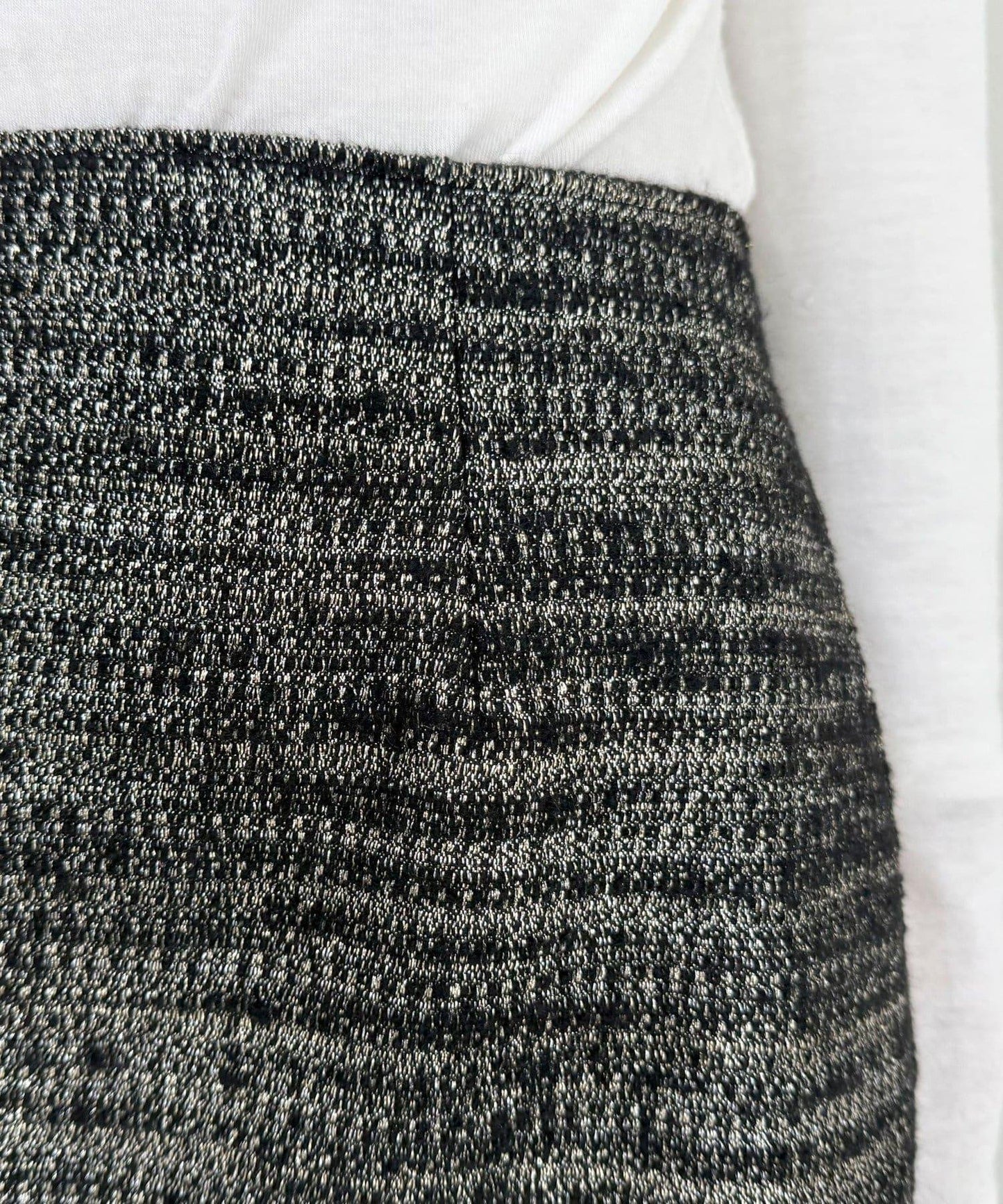 亮片粗花呢半身裙