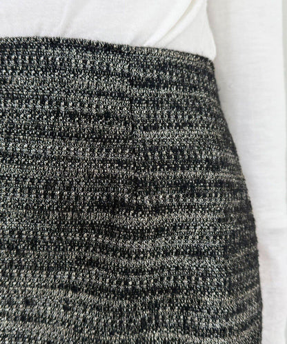 亮片粗花呢半身裙