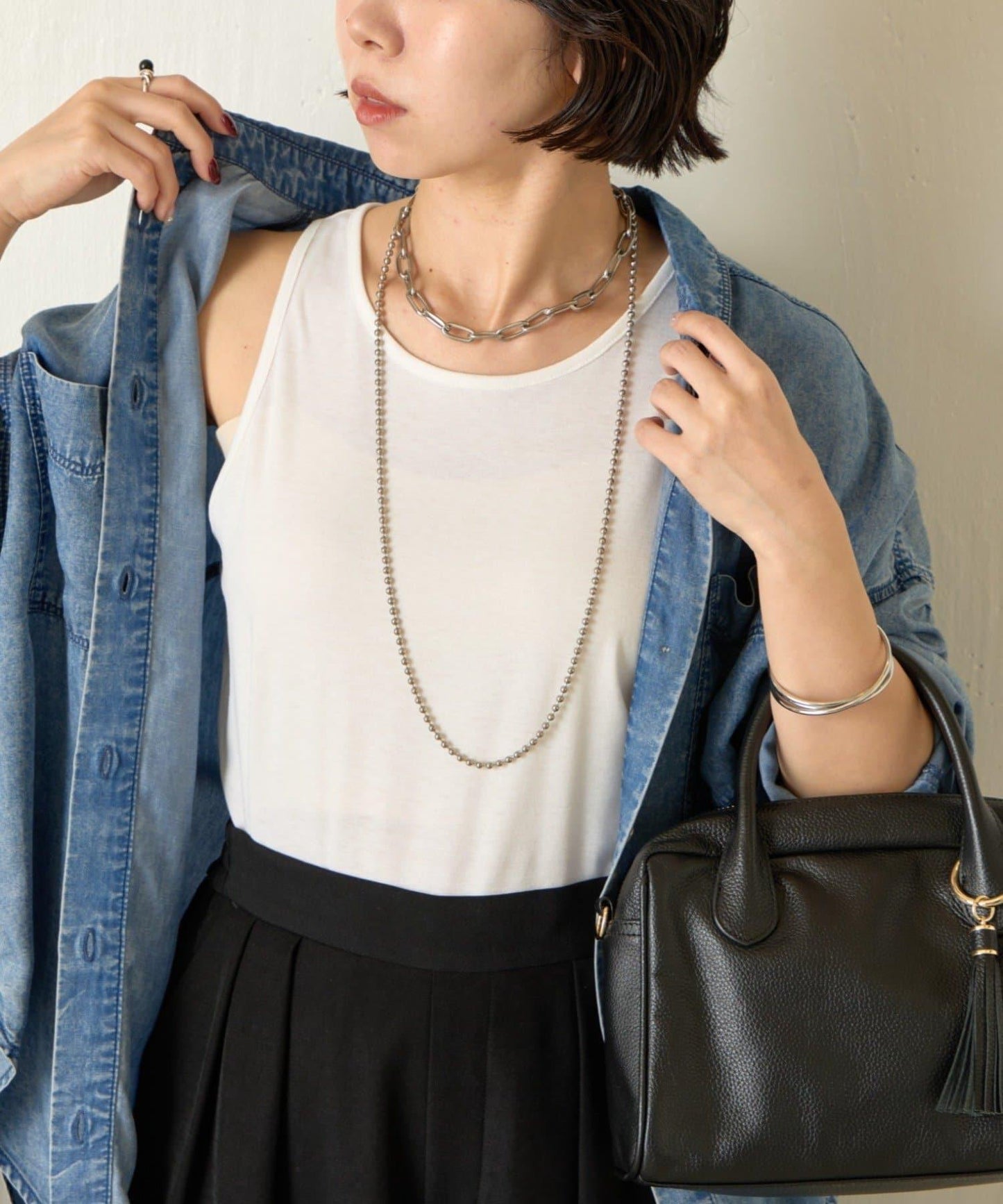 【非常適合疊穿 ぴらこ企畫 】背心疊穿款針織衫