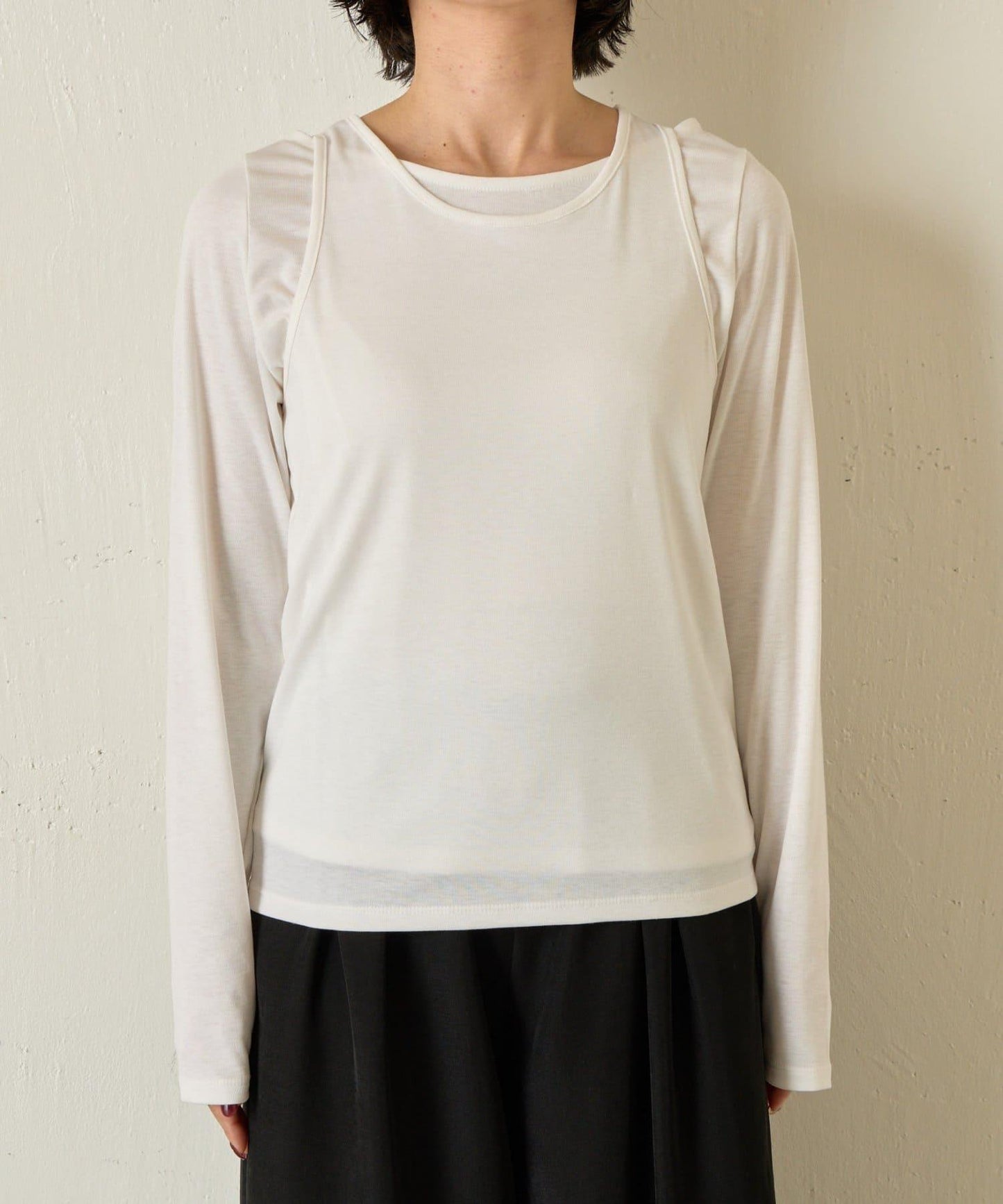 【非常適合疊穿 ぴらこ企畫 】背心疊穿款針織衫