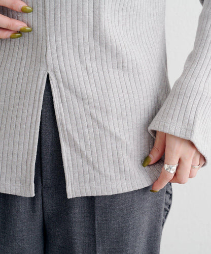 B 金銀絲羅紋開叉上衣