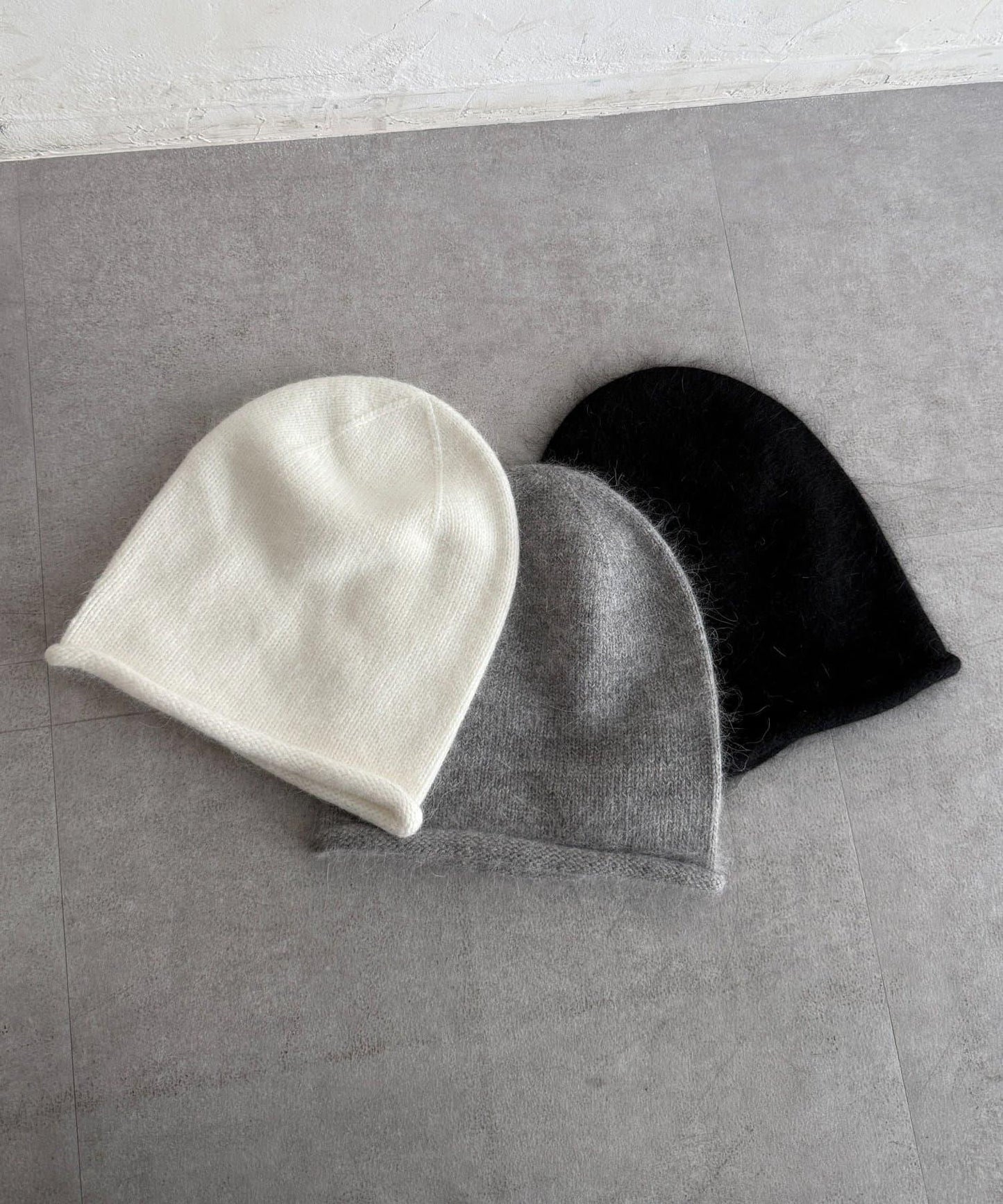 安哥拉羊毛針織帽