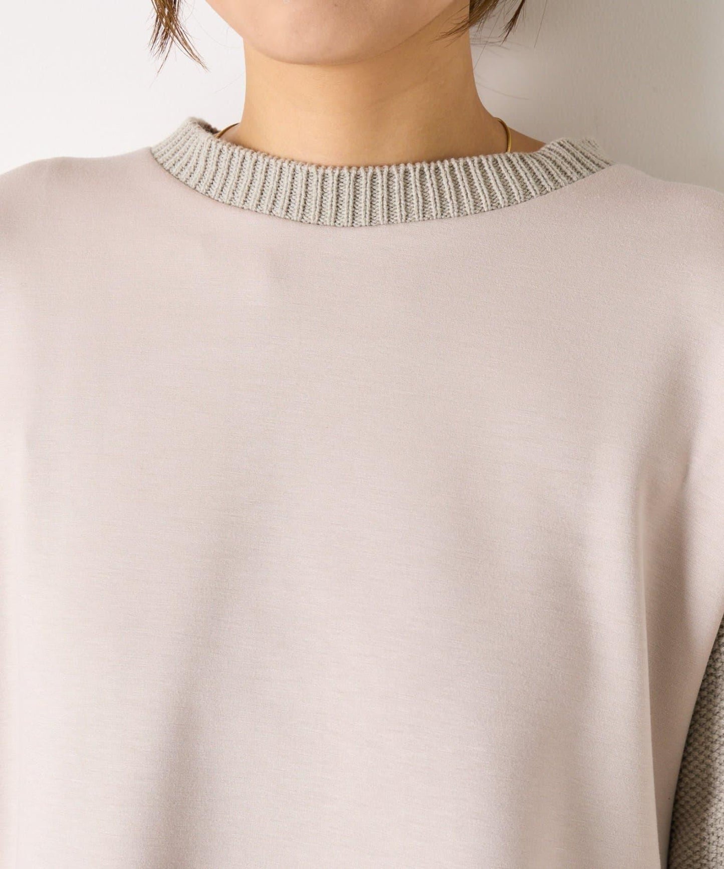 麻花針織套頭衫