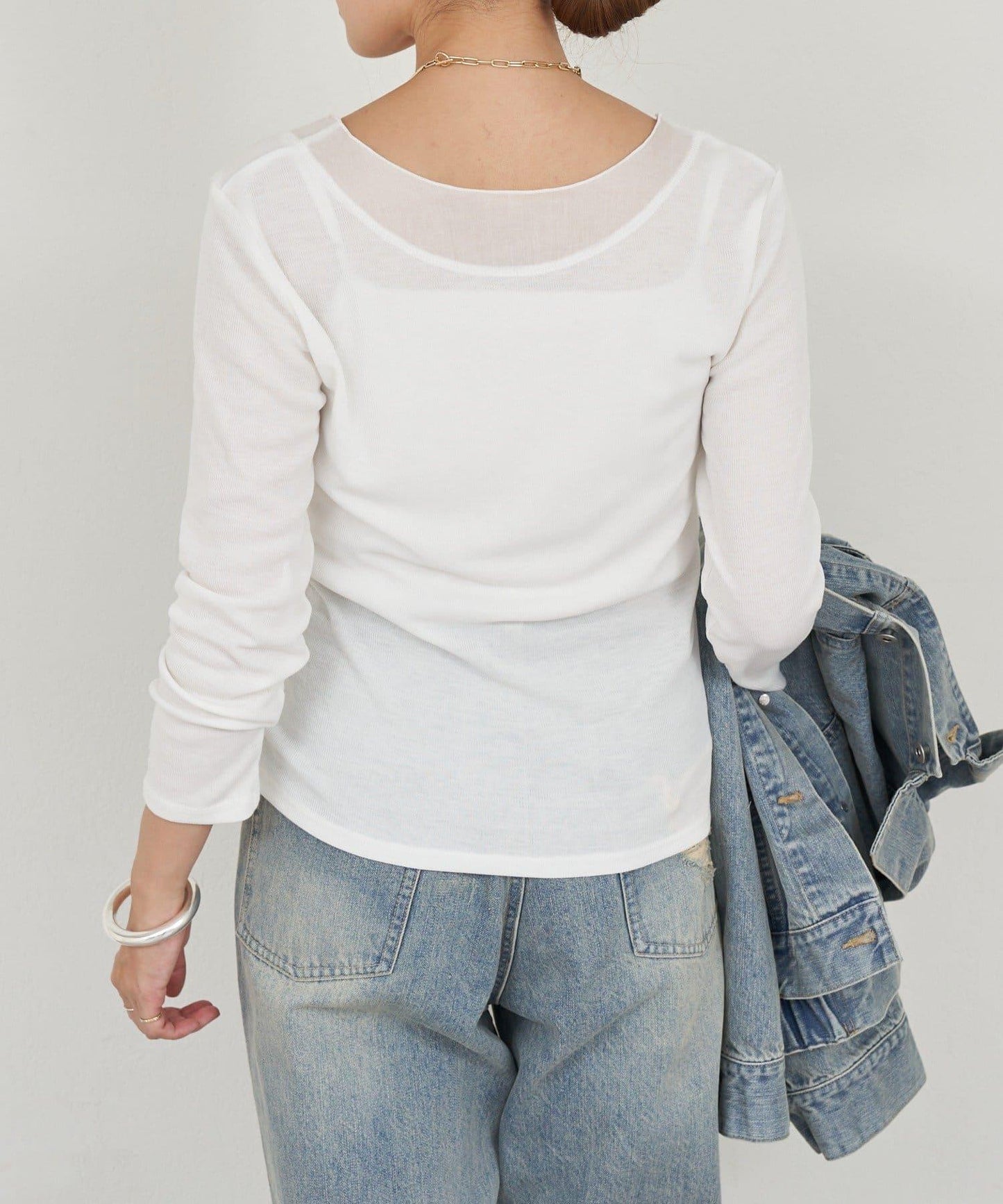 【26SS】透視拼接長袖T恤